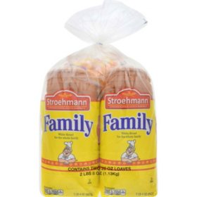 Stroehmann Family White Bread 20 oz., 2 pk.