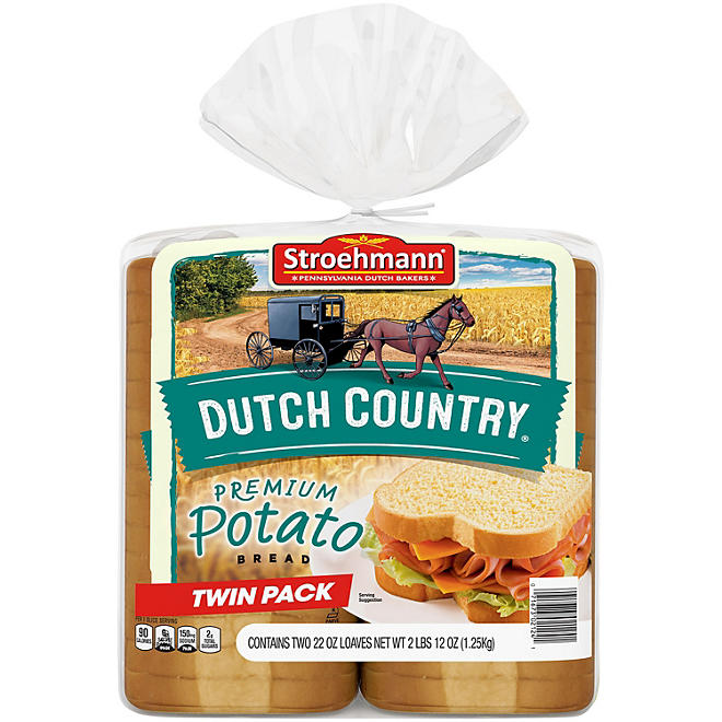 Stroehmann Dutch Country Potato Bread 22 oz., 2 pk.