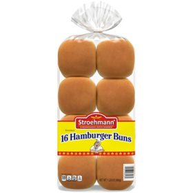 Stroehmann Hamburger Buns 24oz/16ct