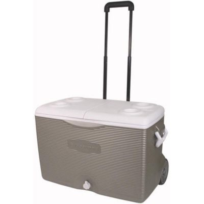 Rubbermaid cooler hot sale with wheels