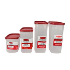 Rubbermaid Modular Pantry Food Storage Containers, Variety Pack (Set of 4)