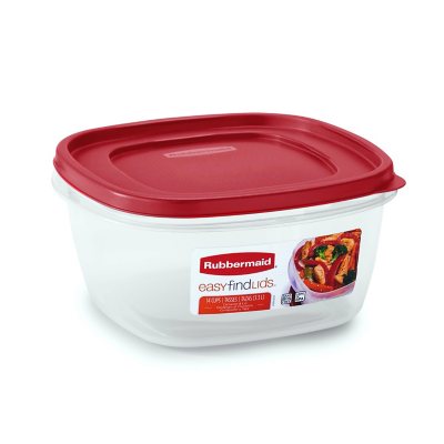 Rubbermaid 50-Piece EasyFind Lids Vented Food Storage Set - Sam's Club