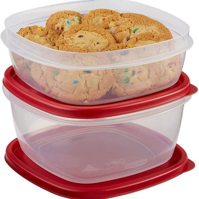 Rubbermaid Premier Easy Find Lids 14-Cup/3.3L Food Storage Container, Grey  