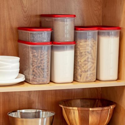 Rubbermaid Flip Top Cereal Keeper, Modular Food Storage Container