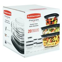 Rubbermaid Premier Easy Find Lids Food Storage Containers, 20-Piece Set