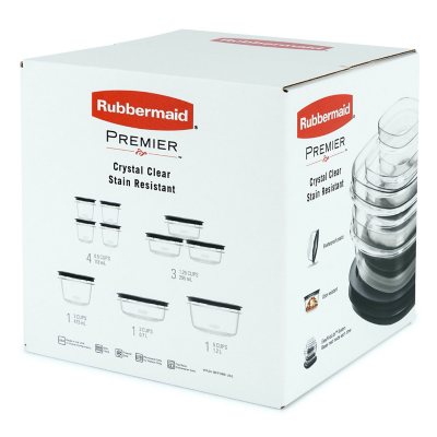 Rubbermaid Premier Easy Find Lids Food Storage Containers