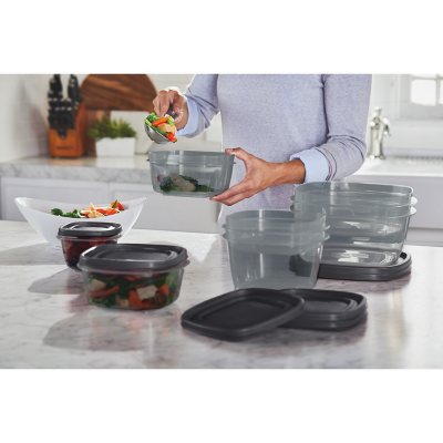 Rubbermaid EasyFindLids Containers + Lids, Value Pack - 6 pieces