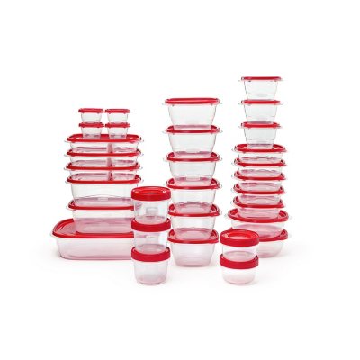 Rubbermaid 64-Piece TakeAlongs Food Storage Set with 30-Quart Storage Tote