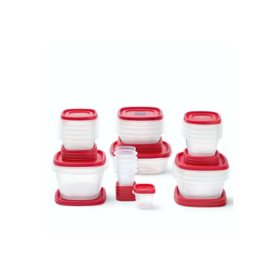 Rubbermaid Green Food Storage Container Set (30 Pieces)with Easy