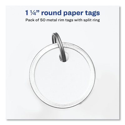 METAL KEY RING COIL  FINISHED STEEL 1 1/8 inches diameter.STRONG 