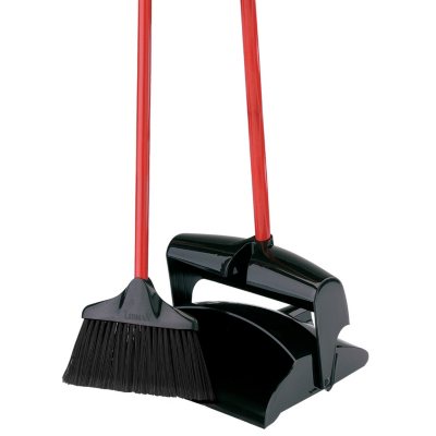 The Clean Store Plastic Lobby Broom Upright Dustpan with Broom in the  Dustpans department at