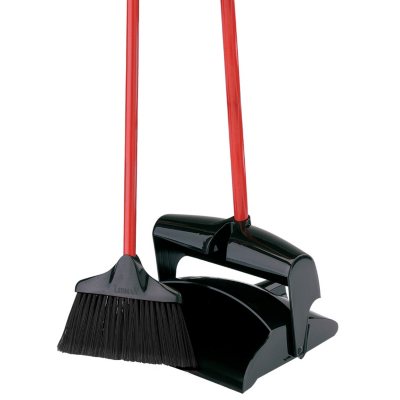 Global Industrial™ Upright Dust Pan & Lobby Broom Combo Kit