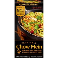 Ajinomoto Vegetable Chow Mein, Frozen (9 oz. per pack, 6 pk.)