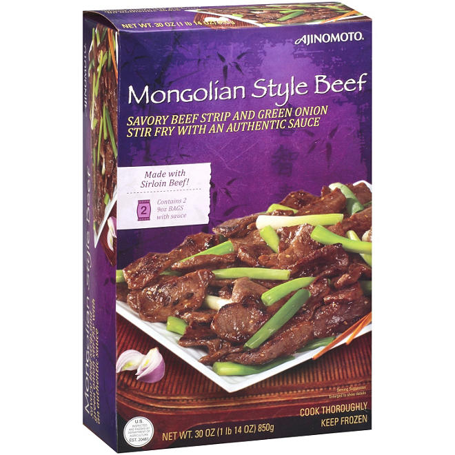 Ajinomoto Mongolian Style Beef - 2/9 oz. bags