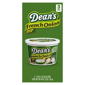 Dean's French Onion Dip, 16 oz., 3 pk.