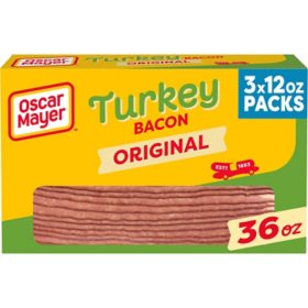 Oscar Mayer Original Turkey Bacon (12 oz., 3 pk.)