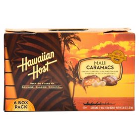 Hawaiian Host Maui Caramacs 6 oz., 6 pk.