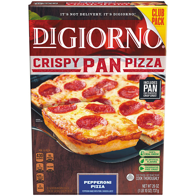 DiGiorno Crispy Pan Pepperoni Pizza (26 oz., 2 pk.)