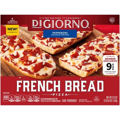 Digiorno Pepperoni French Bread Pizza Frozen 9 Ct Sam S Club