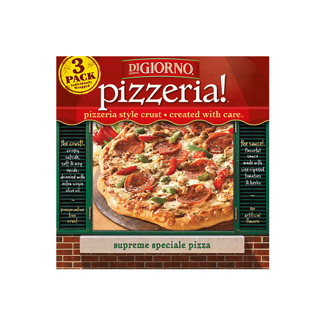 DiGiorno Pizzeria Supreme Speciale Pizza (21.3 oz. box, 3 pk.)