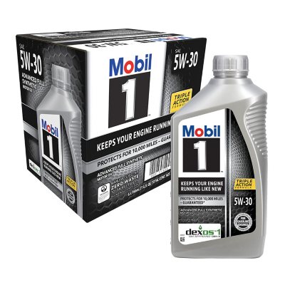 Mobil 1 124317: Full Synthetic Engine Oil 5W30 - JEGS