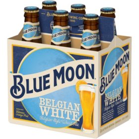 Blue Moon Belgian White Ale Beer, 12 fl. oz. bottle, 6 pk.