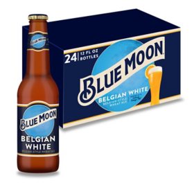 Blue Moon Belgian White Ale 12 fl. oz. bottle, 24 pk.