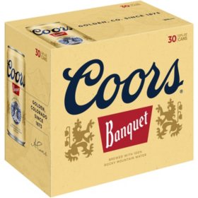 Coors Banquet Beer, 12 fl. oz. can, 30 pk.