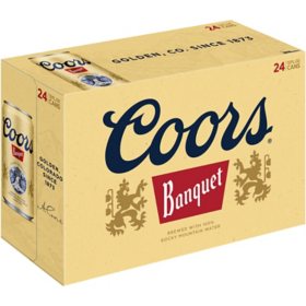 Coors Banquet Beer (12 fl. oz. can, 24 pk.)