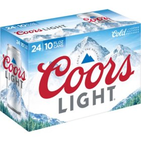 Coors Light Beer 10 fl. oz. can, 24 pk.