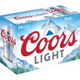 Coors Light American Light Lager Beer (12 fl. oz. can, 24 pk.)