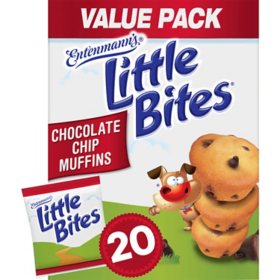 Entenmann's Little Bites Chocolate Chip Muffins, 1.65 oz., 20 pk.