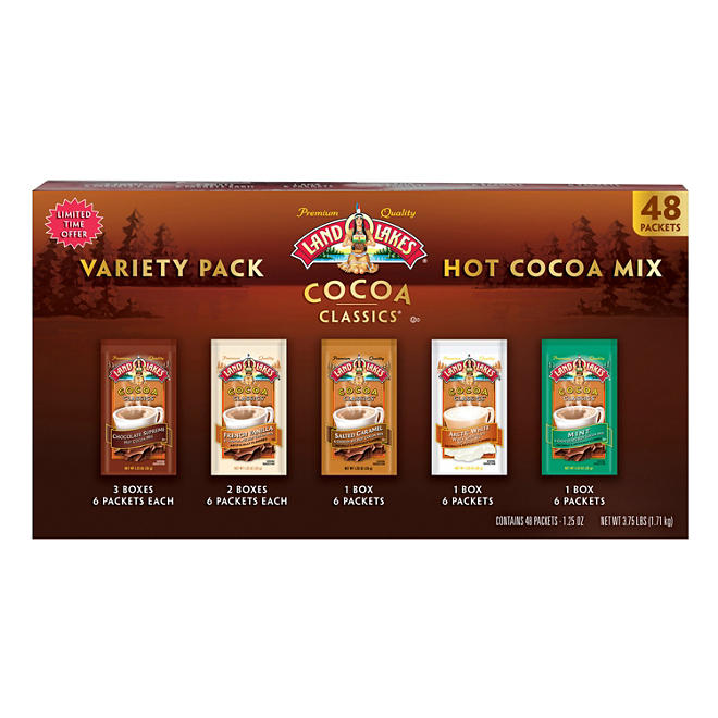 Land O' Lakes Cocoa Classics Variety Pack  (1.25 oz., 48 ct.)