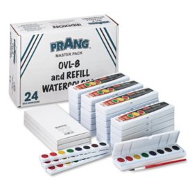 Prang Professional Watercolor Master Pack, Assorted Colors