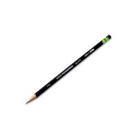 Ticonderoga Woodcase Pencil, HB #2, Black Barrel, 12 ct.
