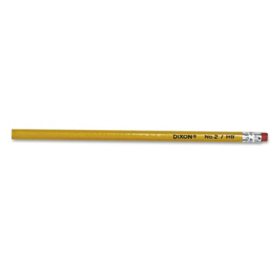 Dixon Woodcase Pencil, HB #2 Lead, Yellow Barrel, 144ct.