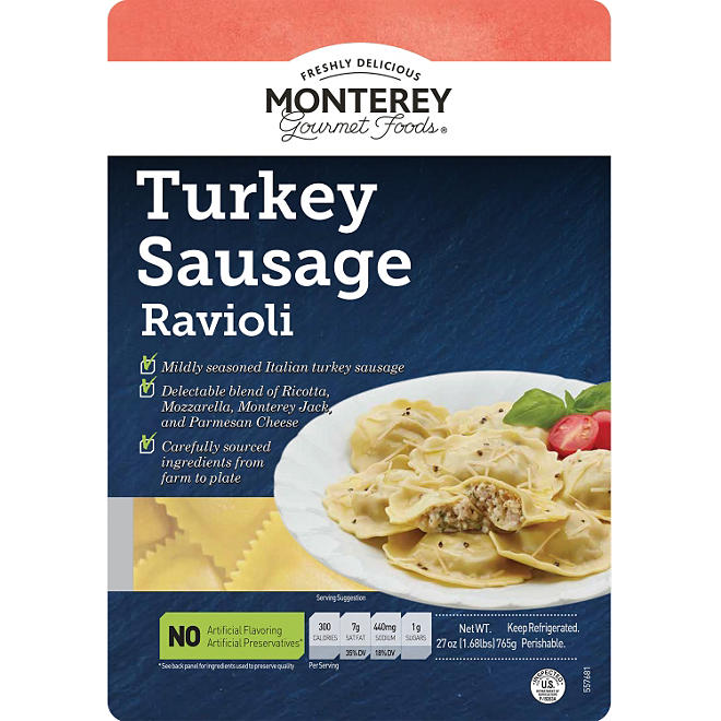Monterey Turkey Sausage Ravioli (27 oz.)