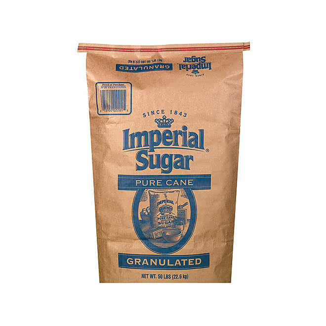 Imperial Pure Cane Extra Fine Granulated Sugar - 50 lbs.