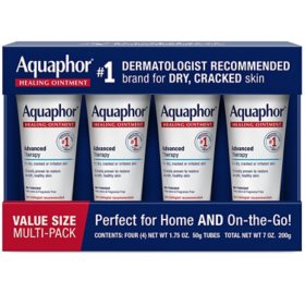 Aquaphor Advanced Therapy Healing Ointment, 1.75 oz., 4 pk.