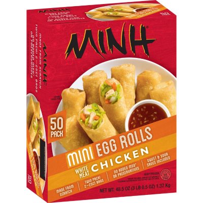 Minh Mini Chicken Egg Rolls (50 ct.) - Sam's Club