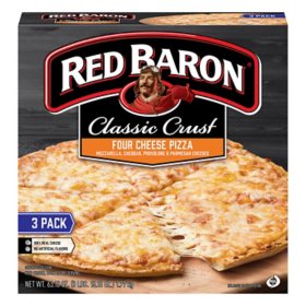 Red Baron Classic Crust Four Cheese Pizza (3 pk.)