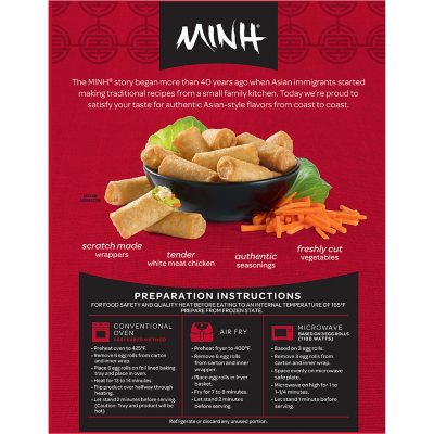 MINH Mini Egg Rolls Chicken (50 ct.) - Sam's Club