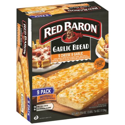 Red Baron Frozen Pizza French Bread Five Cheese & Garlic, 8.80 oz - Gerbes  Super Markets