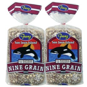Franz San Juan Island Nine Grain Bread 26 oz., 2 pk.