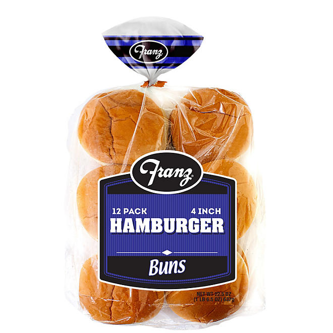 Franz Hamburger Buns 12 ct., 22 oz.