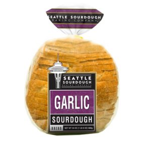 Seattle Garlic Sourdough Bread 24 oz.