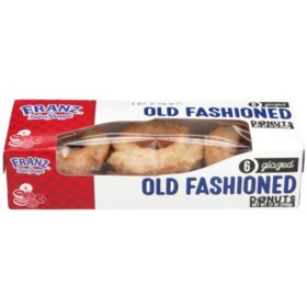 Franz Bake Shoppe Old Fashioned Glazed Donuts 2 oz., 6 pk.