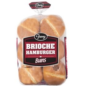 Franz Brioche Hamburger Buns 12ct