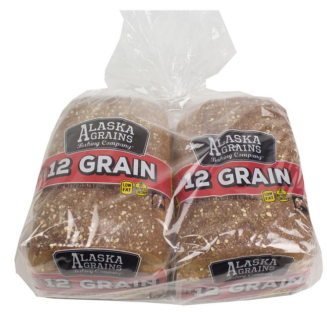 Alaska Grains Kenai River 12 Grain Bread (2 pk., 48 oz.)