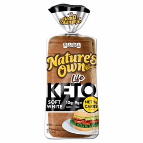 Nature’s Own Keto Soft White Bread, 16 oz.